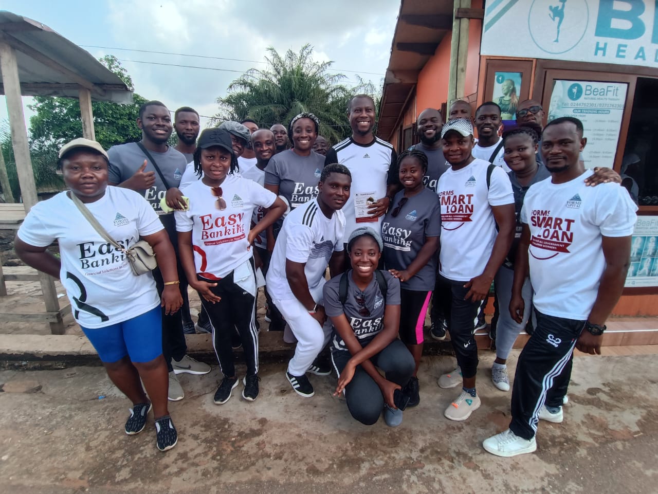 Forms Capital climaxes Customer Service Month with a health walk